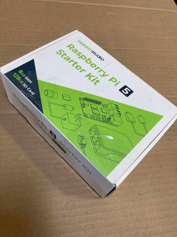 Photo 1 of Seeed Studio Raspberry Pi 5 Starter Kit - 8GB RAM?128GB Micro SD Card pre-Loaded with 64-bit Raspberry Pi OS