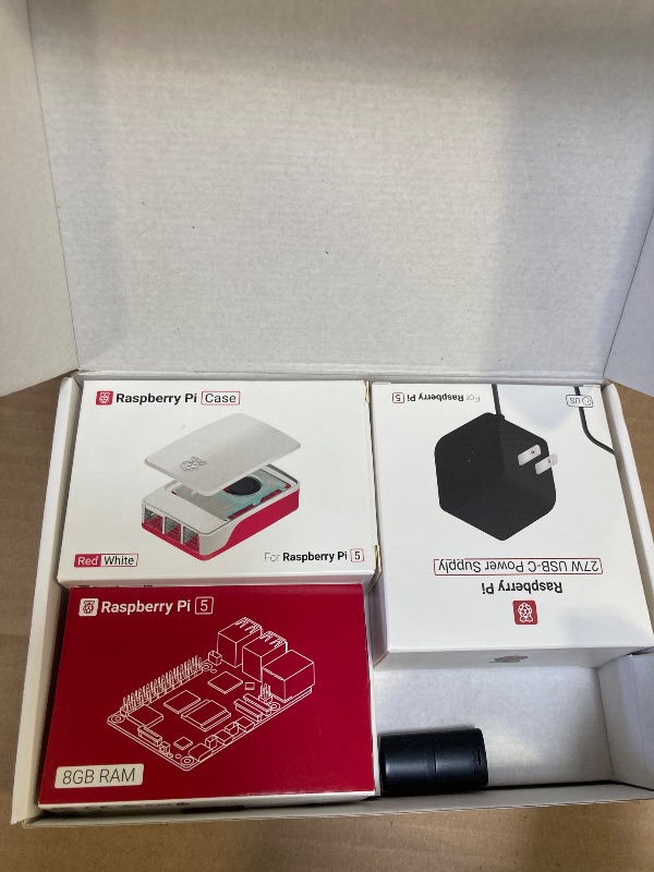 Photo 1 of Seeed Studio Raspberry Pi 5 Starter Kit - 8GB RAM?128GB Micro SD Card pre-Loaded with 64-bit Raspberry Pi OS