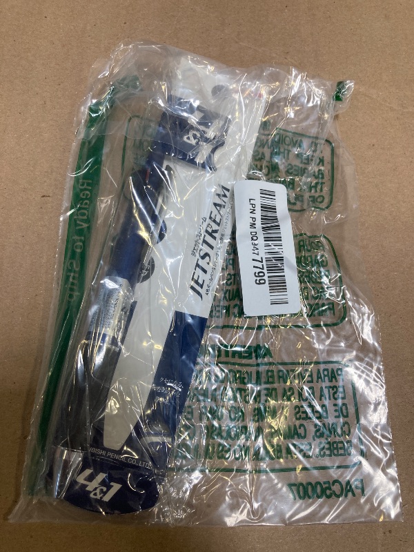 Photo 1 of uni JETSTREAM 4&1 Red, Green, Blue, and Black 0.7mm Ballpoint Multi Pen and 0.5mm Mechanical Pencil (Navy)