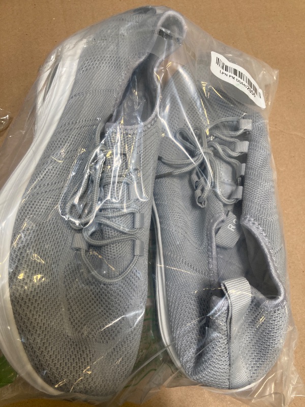 Photo 1 of Size 42---Rollstep Wide Toe Box Shoes Women Extra Wide Width Sneakers Diabetic Air Cushion Road Running Shoes Ultra Light Wide Tennis Sneakers Gym Training Breathable Walking Shoes Grey 42