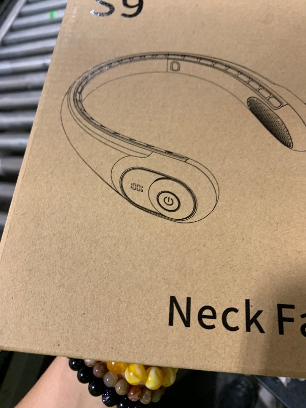 Photo 1 of Neck Fan, Personal Fan with LED Indicator, USB-C Charging, Long-Lasting 5200mAh Battery, Hands Free Bladeless Fan with 3 Adjustable Speeds & Ultra-Quiet, Ideal for Home, Travel & Outdoor