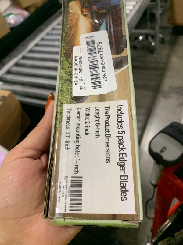 Photo 1 of 5 Pack 613223 Edger Blades Compatible with Ryobi, Echo, Stihl, Maruyama, Green Machine Edger, Replace 720-237-001, 4133-713-4101, 216062, 237001-1 Inch Center Hole