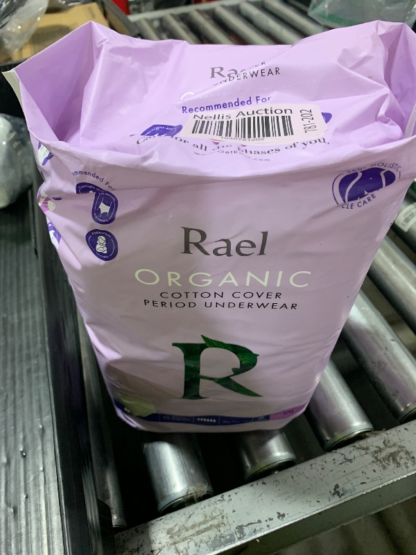 Photo 1 of Rael Disposable Underwear for Women, Organic Cotton Cover - Postpartum Essentials, Leak Locker, Unscented, Maximum Coverage (Size S-M, 20 Count)