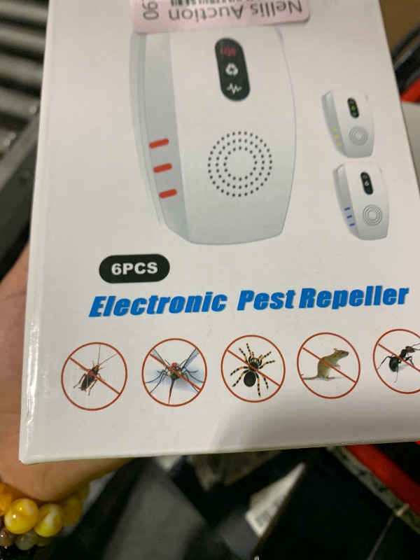 Photo 1 of 2025 Upgraded Ultrasonic Pest Repellent Indoor Insect Repeller, Pest Control, Repellent Roach, Mouse, Bugs, Mosquito, Mice, Spider, Ant, Rodent Repellent Ultrasonic Plug in, 3 Mode Switching, 6 Packs