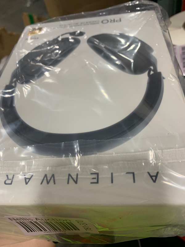 Photo 1 of Alienware Pro Wireless Gaming Headset - Wired/Wireless, Bluetooth 5.3, 15 Minute Fast Charging, Audio Output 20 Hz, Battery Talk Time (ANC on) Up to 24 Hrs (Bluetooth), Dark Side of The Moon