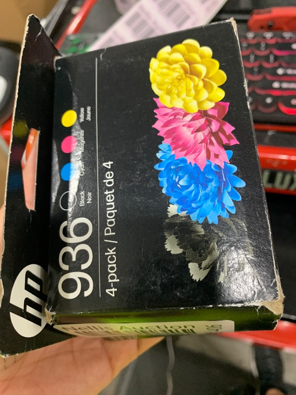 Photo 1 of HP 68 Black/Tri-Color Ink Cartridges (2-Pack) | Works Envy 6100e, 6500e Series | Eligible for Instant Ink | 6L6S2TN