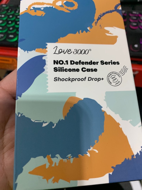 Photo 1 of LOVE 3000 Designed for iPhone 14 Case, Premium Silicone with [Soft Anti-Scratch Microfiber Lining] Shockproof Protective Phone Case for Men Women Girls 6.1", Light Blue