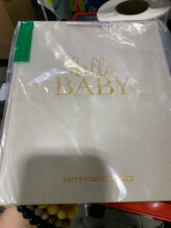 Photo 1 of Keepsake Baby Memory Book for Boys and Girls – Timeless First 5 Year Baby Book – Neutral Journal Scrapbook or Photo Album - Record a Milestone for Every Event from Birth to Age 5