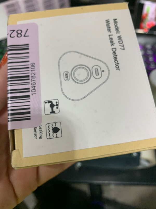 Photo 1 of Stechro Water Leak Detector, 120dB Water Sensor Alarm, Water Leakage Detection Device for Home Pipe/Drain/Sink/Faucet Drip, Floor Flooding in Basement/Bathroom/Kitchen/Toilet/Laundry Room