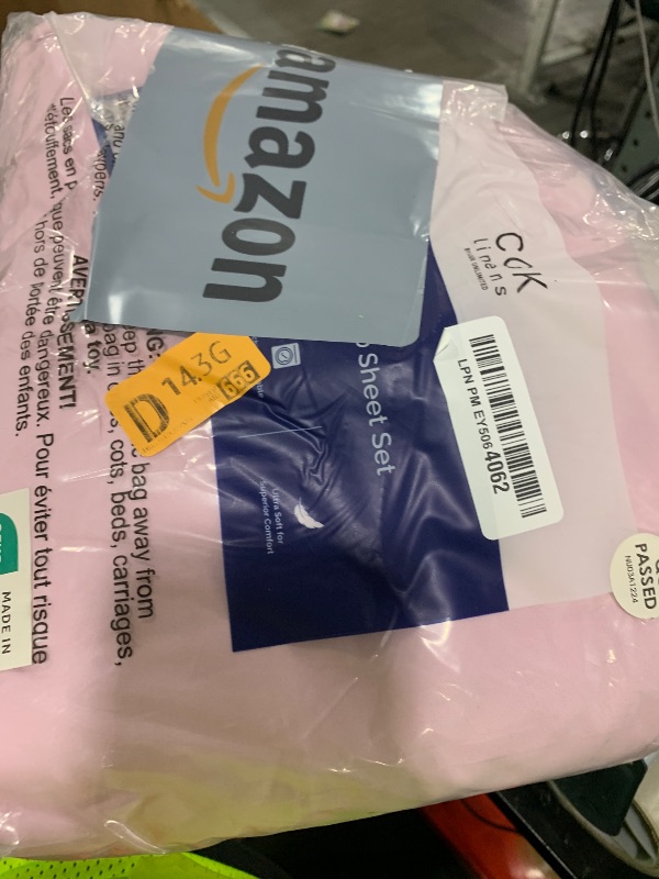 Photo 1 of Extra Deep King Sheet Set - 6 Piece Breathable & Cooling Sheets - Hotel Luxury Bedding Set with 18-24 Inch Extra Deep Pockets - Easy Fit - Super Soft, Wrinkle Free and Comfy - Light Pink, King Size