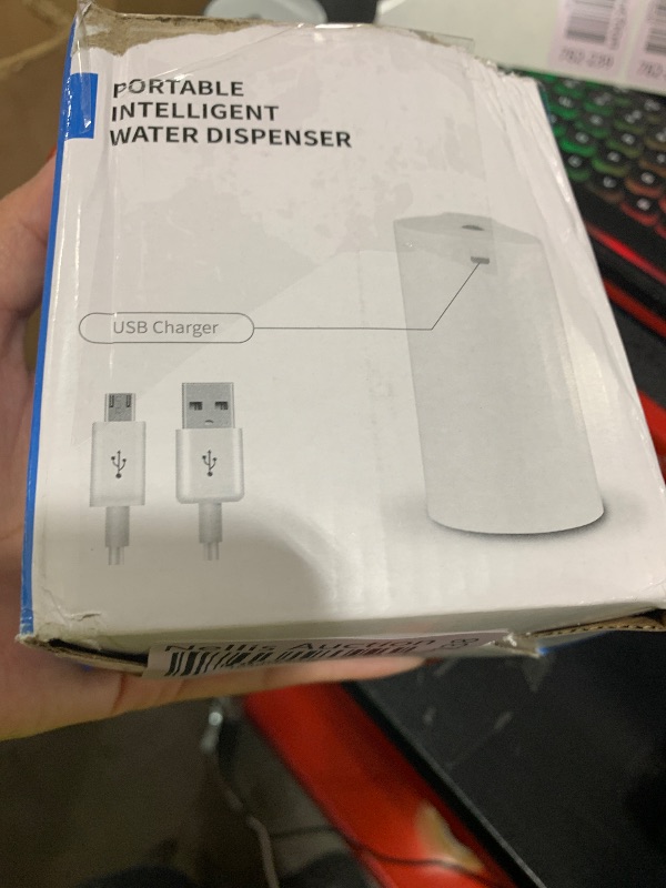 Photo 1 of Electric Water Bottle Pump, Water Bottle Dispenser,USB Charging Drinking Water Dispenser, Universal Water Pump for 5 Gallon Water Jugs Bottles, Portable Water Dispenser for Home Camping