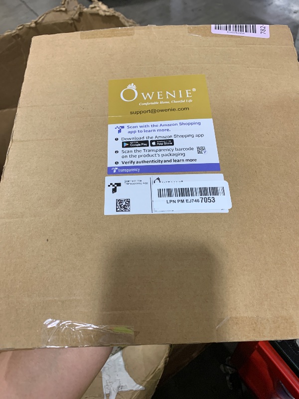 Photo 1 of OWENIE Crushed Sheer Curtains Tiers 36 Inch Length 2 Panels, Printed Design Small Window Half Curtains Kitchen Tiers Bathroom Cafe Bedroom Cupborad Living Room, Light Filtering Curtain, 42"x36"