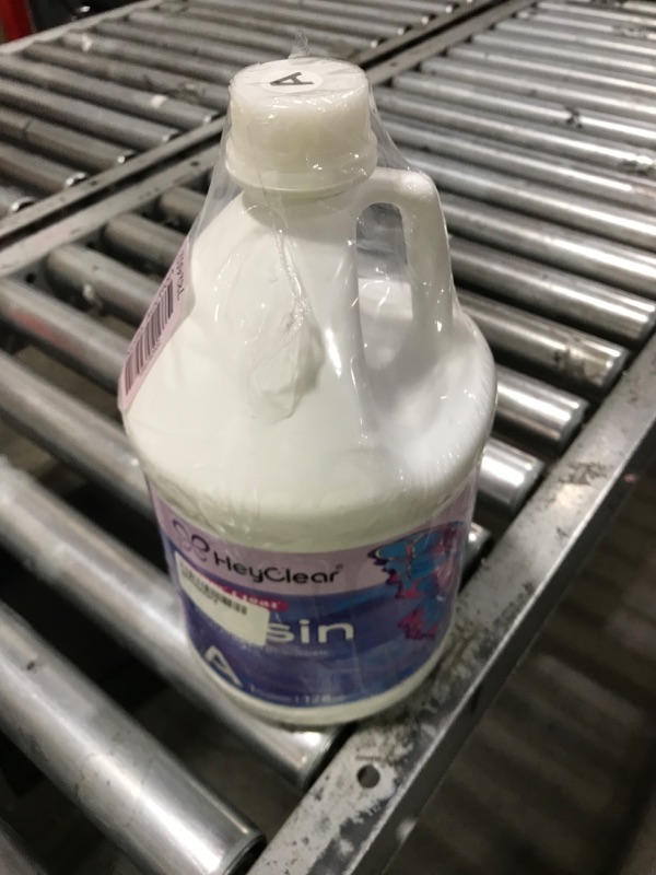 Photo 1 of HeyClear  Gallon Epoxy Resin Kit Clear and High Gloss, Extended Time for Bubble Elimination and Creation for Casting Coating, Countertop, Tabletop