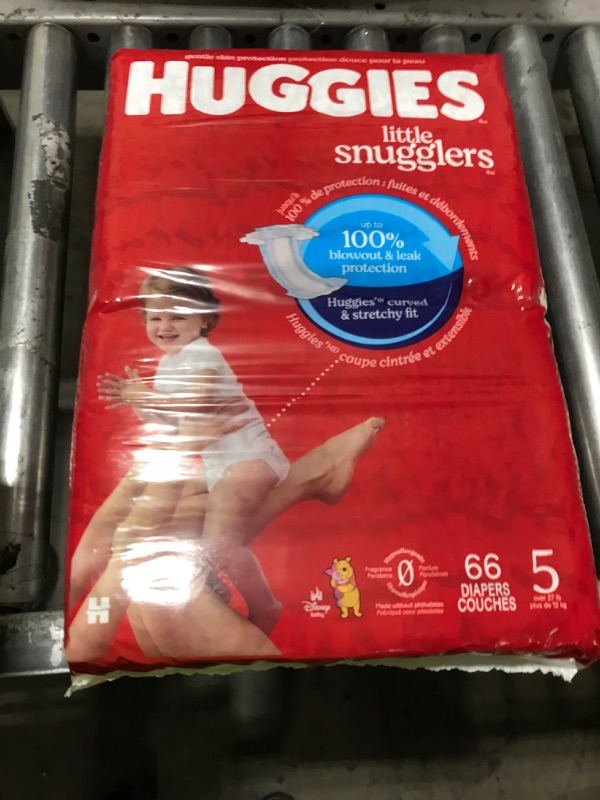 Photo 1 of HUGGIES LITTLE SNUGGLERS SIZE 5 (66 CT) 