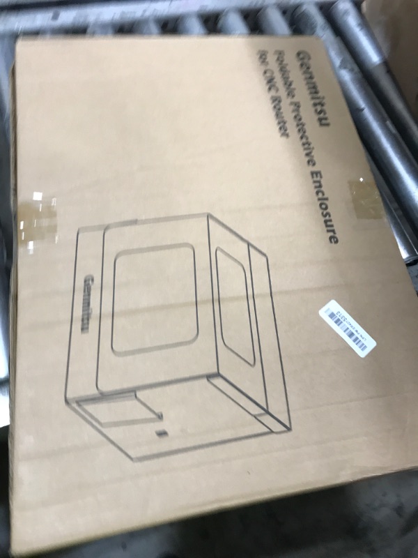 Photo 1 of Genmitsu Kaba Fold CNC Enclosure for CNC Machine, Noise Reduction, Dustproof, with Side Toolbar, for 3018-PRO, 3020-PRO MAX V2, 3020-PRO Ultra, 3018-PROver V2, 520x475x405mm