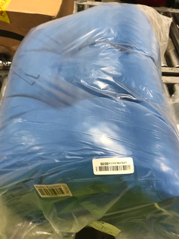 Photo 1 of Rocking Chair Cushions for Outdoor Rocker, waterproof Olyphan Tufted Non-Slip Rocking Chair Pads with Ties and Zipper for Adirondack, Glider Chair Rocker Replacement Cushions, Sailor Blue, 52"x19"x4"