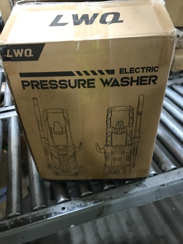 Photo 1 of Electric Pressure Washer, 2.5 GPM Power Washer with 4 Quick Connect Nozzles, High Pressure Cleaning Machine with Foam Cannon for Cars/Fences/Driveways/Patios/Home Cleaning (Green)