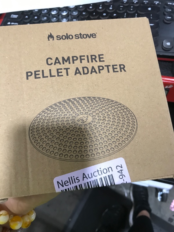 Photo 1 of Solo Stove Campfire Pellet Adapter | Accessory for Outdoor Camping Stove Campfire, Extension for Burning Pellets, Safe Burning, Stainless Steel, Diameter: 6.1 in
