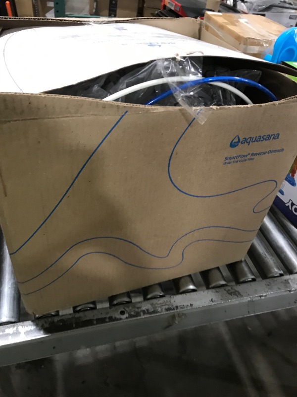 Photo 1 of Aquasana SmartFlow® Reverse Osmosis Water Filter | RO Under Sink System | WQA Certified up to 99.99% of 90 contaminants Including Fluoride, PFAS, Arsenic, Lead, and Chlorine | Chrome Faucet