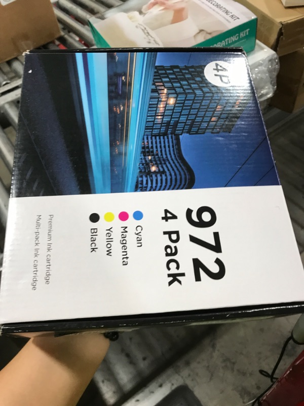 Photo 1 of 972X Ink Cartridges Compatible with HP-972 X 972X High Yield 10000 Pages Replacement for PageWide Pro 452dw 452dn PageWide Pro Multifunction 477dw 477dn 577dw 577z Printer (4 Pack, Bk/C/M/Y)