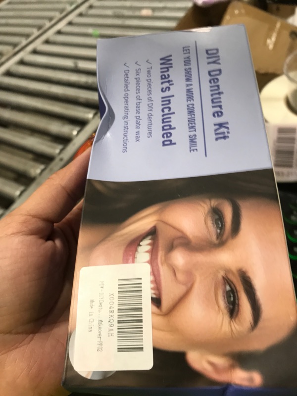 Photo 1 of DIY Denture Kit: Complete Set of Upper and Lower Fake Teeth for Your Home Smile Makeover-PP02