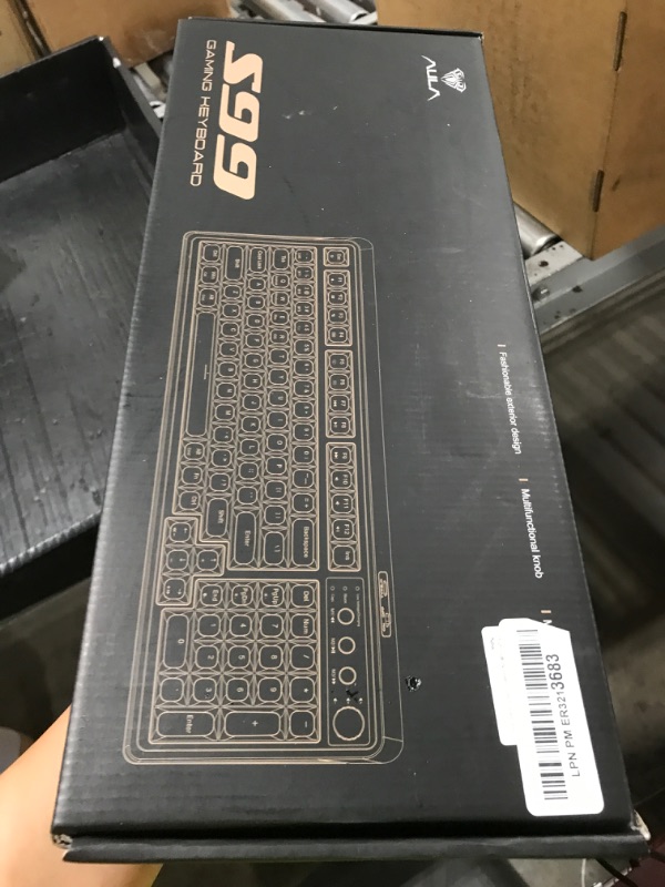 Photo 1 of AULA S99 Gaming Keyboard, Wireless Computer Keyboards, Tri-Mode Bluetooth Creamy Custom Keyboard with Number Pad, RGB Backlit Media Knob Cute Programmable Keyboard for PC Gamer - Gradient Blue
