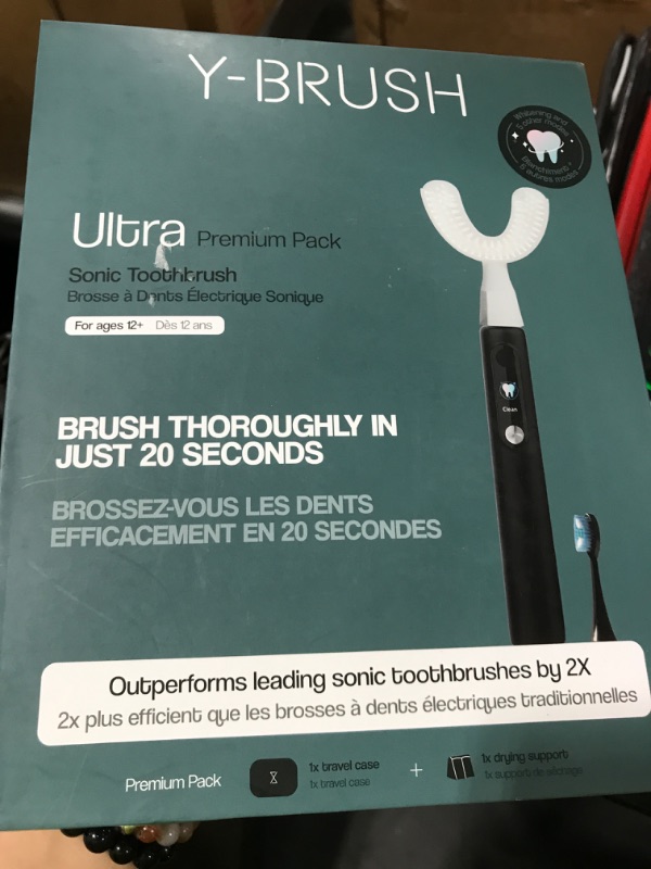 Photo 1 of Y-Brush New Ultra Premium 2025 - Sonic Toothbrush 6 Brushing Modes - 6-Month Battery with USB-C, Advanced Plaque Removal, Whitening Technology, Clinically Proven - Adult