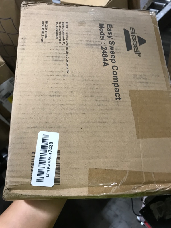 Photo 1 of Bissell Easy Sweep Compact Carpet & Floor Sweeper, 2484A, Teal