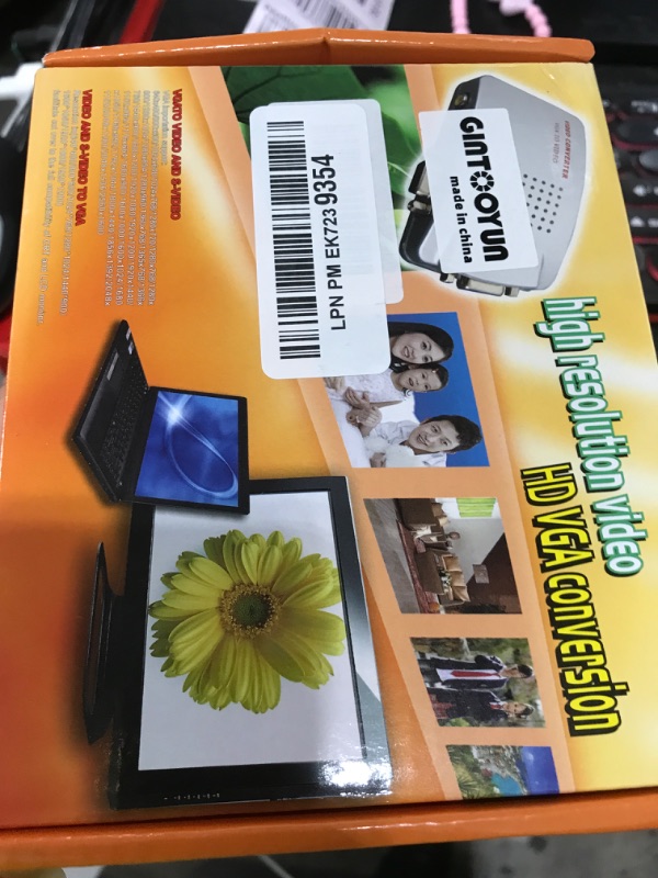 Photo 1 of GINTOOYUN VGA to RCA Adapter,Composite VGA to Video,S-Video Converter,for HDTV, Monitors, Laptop, Desktop, PC.