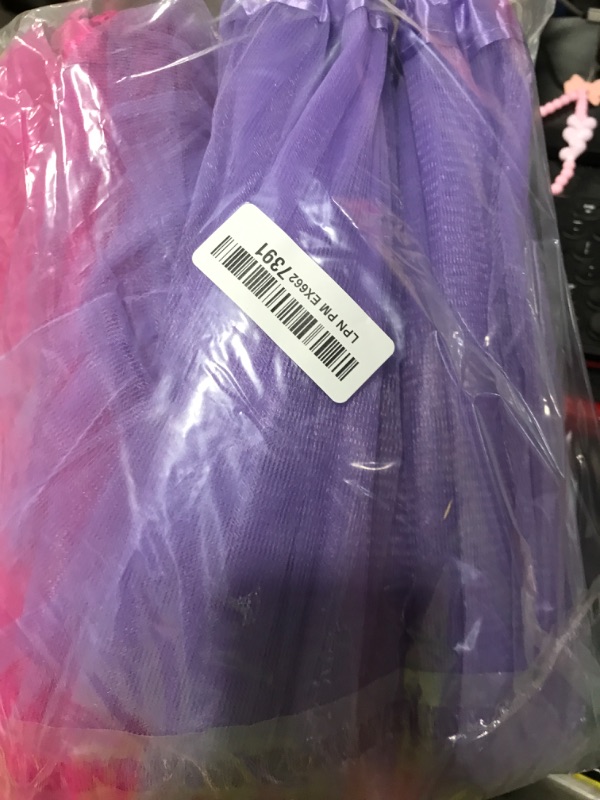 Photo 1 of Jeowoqao Girls Tutu Set, 5pcs Tutus Dance Tutus Dress with 5pcs Flower Hairpins Fit Kids Age 3 4 5 6 7 8