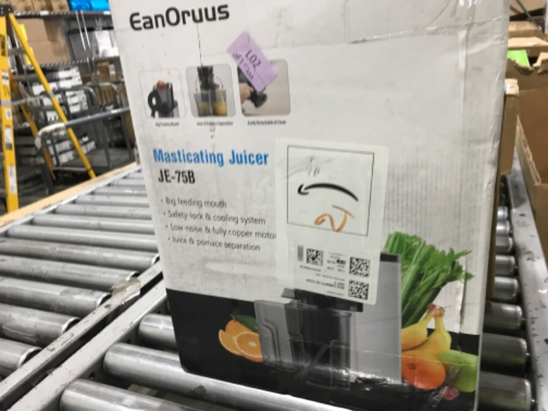 Photo 1 of Cold Press Juicer, 5.3" Wide Feed Chute Juice Extractor Machine with 400W, High Juice Yield, Slow Masticating Juicer for Whole Vegetables & Fruits, Metallic Silver