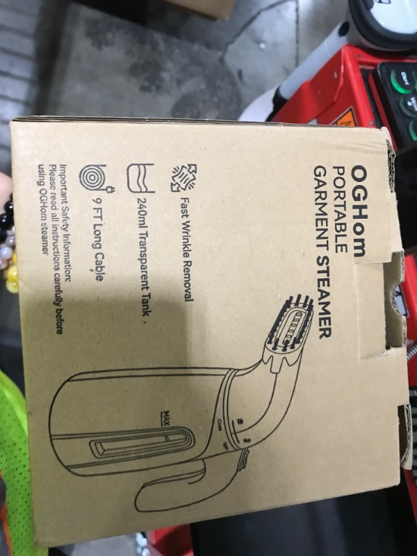 Photo 1 of OGHom Steamer for Clothes, Handheld Clothing Steamer for Garment, 240ml Big Capacity 700W Portable Travel Steam Iron (Only for 120V)