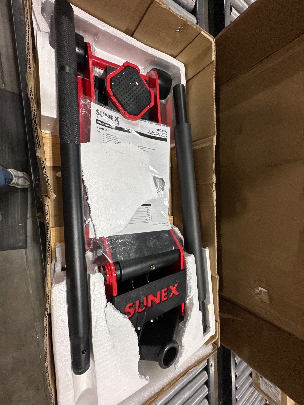 Photo 1 of Sunex Tools 66035SJ 3.5 Ton Low Profile Steel Service Jack with Rapid Rise Technology