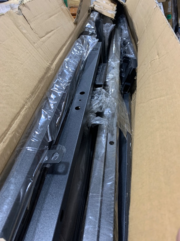 Photo 1 of PARTS ONLY----------------------------------MISSING PCS -------------------------------- DAMAGE --------------------------Liians King Size Bed Frame with Smart LED Lights, Storage Headboard with USB Charging Station, Metal Platform Bed Noise Free, Easy As