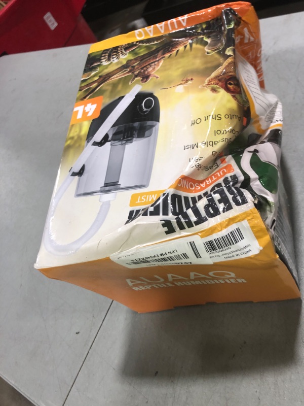 Photo 1 of Top fill Reptile Fogger Terrariums Humidifier Fog Machine Mister with 4L Visible Large Tank & Extension Hoses, Suitable for Terrariums & Enclosures, Ideal for Reptiles/Amphibians/Herps/Vivarium/Moss