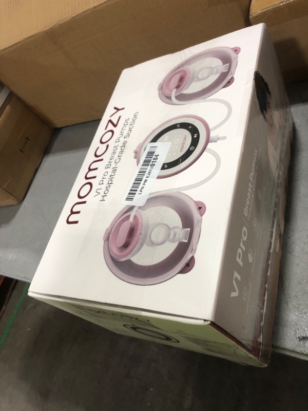 Photo 1 of Momcozy Breast Pump V1 Pro Hospital-Grade, Hands-Free & Portable Wearable Pump, Upgraded Electric Pump with 3 Fine-Tuned Rhythms|15 Levels, Come with Leak-Proof DoubleFit Flange, Cozy Red.