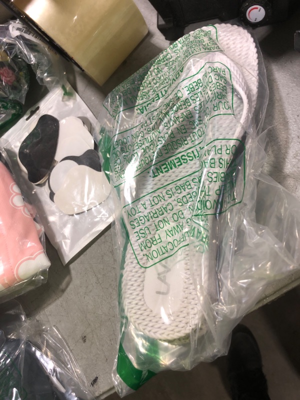 Photo 1 of LAVAU Beach Flip Flops Women 2024, Fashion Slip on Thong Slippers for Indoor and Outdoor SS901-W-bai-8