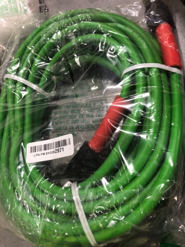 Photo 1 of YAMATIC Super Flexible Pressure Washer Hose 50FT for Power Washer Replacement, Kink Resistant Extension With Leak-Free M22 Female & 3/8" Quick Connect Adapters, 1/4" 3200 PSI, Green