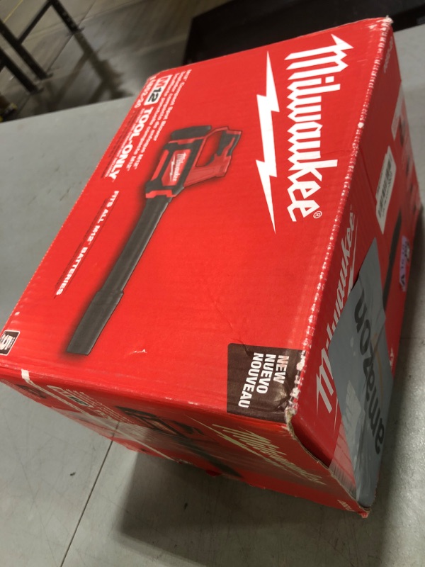 Photo 1 of Milwaukee 0852-20 M12 Lithium-Ion Cordless Compact Spot Blower (Tool Only)