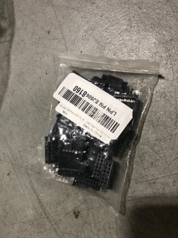 Photo 1 of Cionyce 50 Pack PC Accessories FC-10P 2.54mm Dual Rows IDC Sockets Secure Female Connector for Flat Ribbon Cable