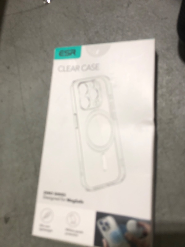 Photo 1 of ESR for iPhone 13 Pro Max Case, Compatible with MagSafe, Military-Grade Protection, Resists Yellowing and Scratches, Magnetic Phone Case for iPhone 13 Pro Max, Zero Series, Clear