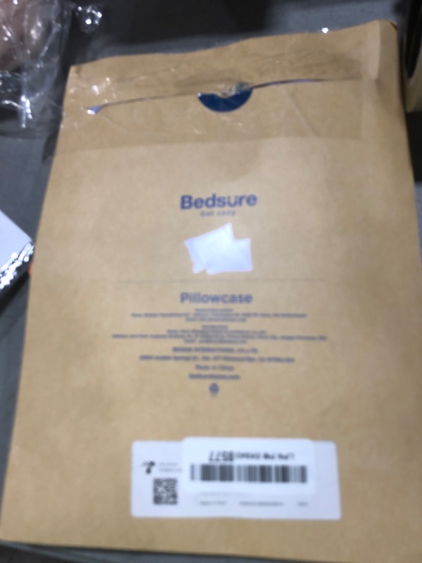 Photo 1 of Bedsure Satin Pillowcase for Hair and Skin Queen - Lilac Silky Pillowcase 2 Pack with Envelope Closure, Similar to Silk Pillow Cases, Gifts for Women Men, 20x30 Inches, 2pcs