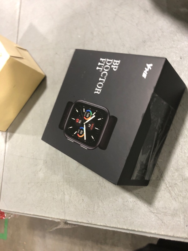 Photo 1 of YHE Smart Watch Blood Pressure, 1.95'' Blood Pressure Monitor with Air Pump Band, Blood Pressure Watch for Sleep and Sports Tracking for Android iOS Supports Data Sharing, Reminder Monitoring Etc