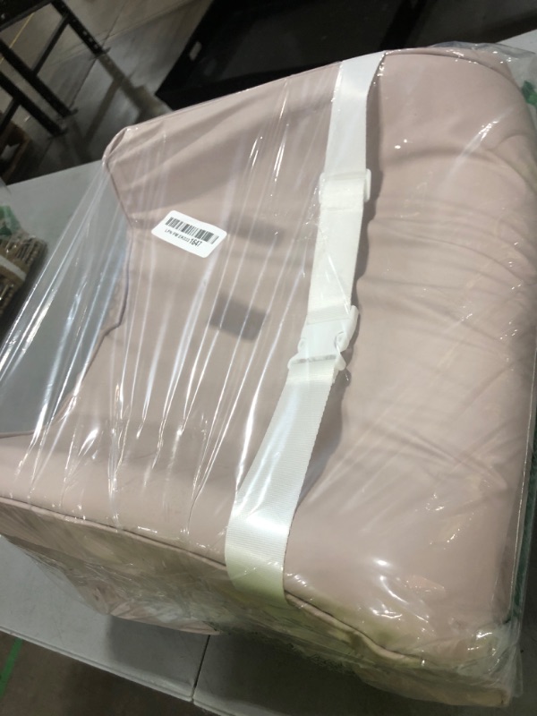 Photo 1 of Blissful Diary Vegan Leather Baby Changing Pad with Waterproof & Wipe-Clean PU Cover, Standard Size Cozy Diaper Changing Pad for Dresser and Table, Taupe