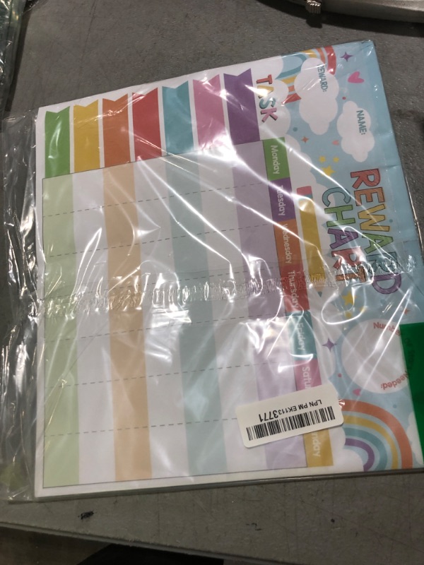 Photo 1 of Reward Chart for Kids,Magnetic Behavior Chore Chart for Kids at Home,26 Rainbow Blue Chore Charts,1960 Star Stickers,56 Reward Stickers,Incentive Chore Chart to Develop Responsibility and Good Habits
