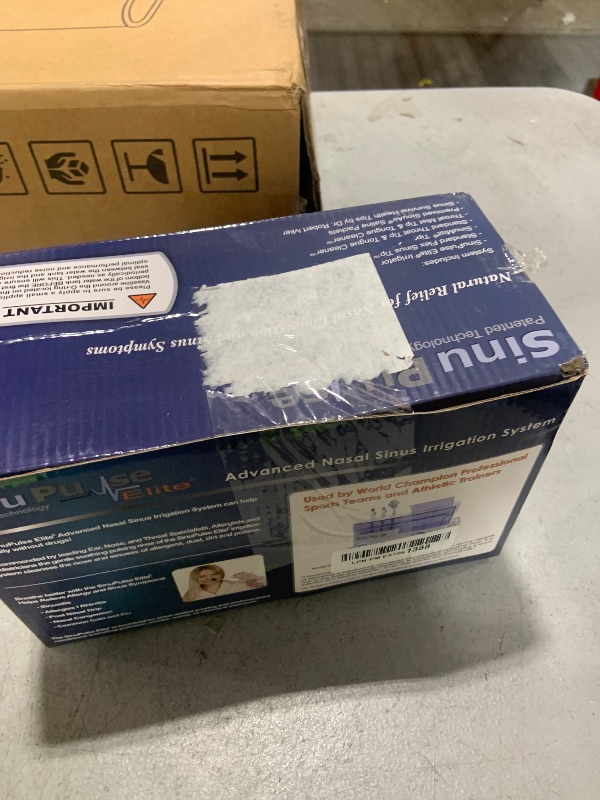 Photo 1 of SinuPulse Elite Advanced Nasal Irrigation System with 30 SinuAir Saline Packets, Pulsating Nasal Congestion Relief & Sinus Rinse Machine, More Effective Than Neti Pot or Nose Spray