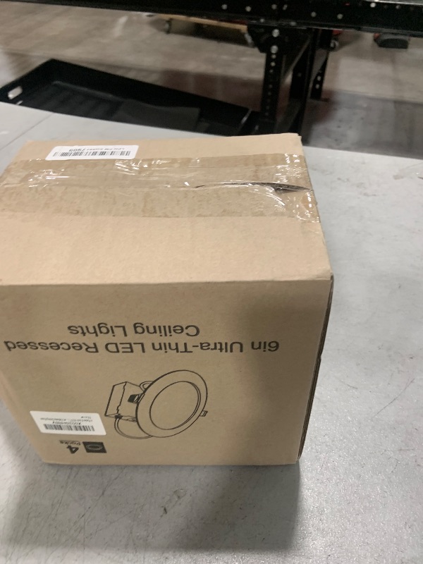 Photo 1 of BesLowe 4 Packs 6 Inch 5CCT LED Recessed Ceiling Lights Ultra-Thin with Junction Box, 12W 150W Eqv, 3000K/3500K/4000K/5000K/6500K, 1200LM Dimmable Canless Downlights for Kitchen Hallway Dining Room