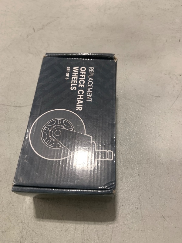 Photo 1 of Lifelong Original Office Chair Wheels (As Seen On CNN) Replacement Rubber Chair Casters for Hardwood Floors and Carpet, Set of 5, Heavy Duty Casters for Chairs to Replace Office Chair Mats - Fits 98%