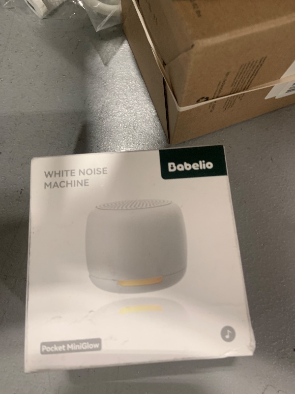 Photo 1 of Babelio White Noise Sound Machine, Night Light, Mini and Portable, 15 Non-looping Sounds, Timer, Memory Function, for Adults Baby, Travel