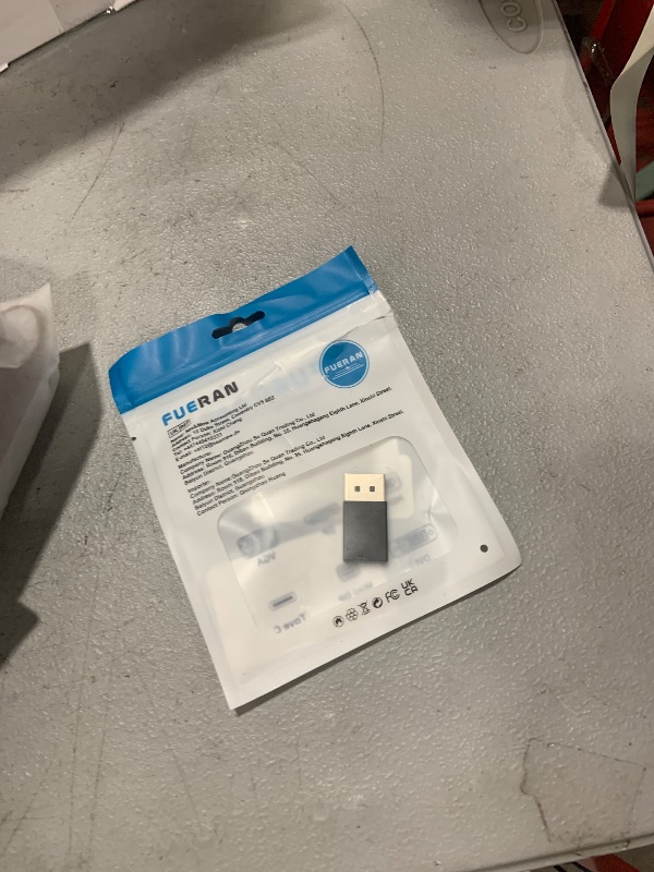 Photo 1 of FUERAN DP - DisplayPort Display Emulator EDID Emulator Plug 2K (fit Headless 2560x1600@30Hz) 4K 4096x2160@60Hz Display Port Dummy Plug DisplayPort Compatible (2K-2560x1600@30Hz)